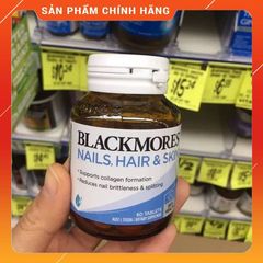 Viên uống Blackmores Nail Hair Skin - Tăng cường sức khỏe móng, tóc, da - Hỗ trợ làm đẹp tự nhiên từ Úc
