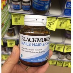 Viên uống Blackmores Nail Hair Skin - Tăng cường sức khỏe móng, tóc, da - Hỗ trợ làm đẹp tự nhiên từ Úc