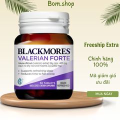 Viên Uống Ngủ Ngon Blackmores Valerian Forte Chính Hãng Úc - Hỗ Trợ Giấc Ngủ, Giảm Mất Ngủ Tối Ưu, Mẫu Mới Từ Thảo Dược An Toàn