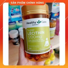 Mầm Đậu Nành Úc Healthy Care Super Lecithin 1200mg 100 Viên - Hỗ Trợ Cân Bằng Nội Tiết Tố Nữ Giới, Giảm Lão Hóa Da