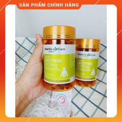 Mầm Đậu Nành Úc Healthy Care Super Lecithin 1200mg 100 Viên - Hỗ Trợ Cân Bằng Nội Tiết Tố Nữ Giới, Giảm Lão Hóa Da