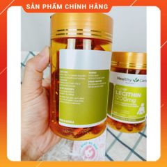 Mầm Đậu Nành Úc Healthy Care Super Lecithin 1200mg 100 Viên - Hỗ Trợ Cân Bằng Nội Tiết Tố Nữ Giới, Giảm Lão Hóa Da