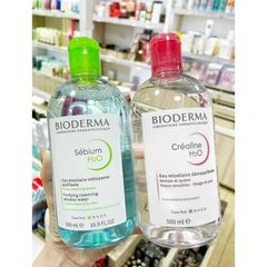 Nước Tẩy Trang Bio H2O 500ml - Dung Dịch Làm Sạch, Không Cồn, Dành Cho Da Nhạy Cảm, Không Cần Rửa Lại, Giúp Tẩy Trang Nhanh Chóng