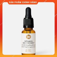 Vitamin D3+K2 MK7 20ml ????? chính hãng Sunday natural nội địa Đức