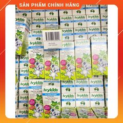 Siro giảm ho Ivy Kids Úc cho trẻ sơ sinh và trẻ em, chiết xuất lá thường xuân, an toàn, dễ uống, sản phẩm dinh dưỡng mùa lạnh