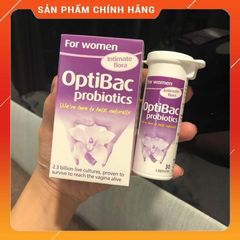Men vi sinh Optibac Tím cho Phụ Nữ - Tăng cường hệ miễn dịch, ngăn ngừa nhiễm khuẩn và nấm âm đạo - 30 viên nhập khẩu UK