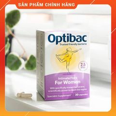 Men vi sinh Optibac Tím cho Phụ Nữ - Tăng cường hệ miễn dịch, ngăn ngừa nhiễm khuẩn và nấm âm đạo - 30 viên nhập khẩu UK