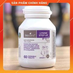 Thuốc Tăng Chiều Cao Bio Island Lysine cho Bé từ 6-24 Tuổi - Hỗ Trợ Tăng Trưởng và Miễn Dịch, Viên Uống Từ Úc