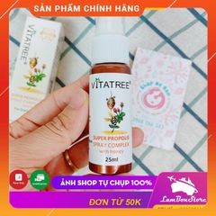 Chai Xịt Keo Ong Vitatree 25ml - Hỗ Trợ Giảm Ho, Viêm Họng và Cảm Lạnh Cho Trẻ Từ 2 Tuổi - Sản Phẩm Chính Hãng Úc