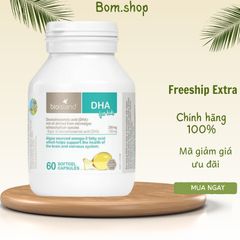 Viên uống DHA Bioisland cho trẻ em 60 viên - Bổ sung DHA tự nhiên tốt cho mắt và não, xuất xứ Úc