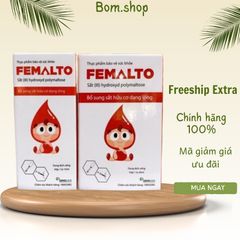 Vitamin Sắt Femalto 15ml - Dạng Nhỏ Giọt Bổ Sung Sắt Hữu Cơ Cho Trẻ Em Và Phụ Nữ Mang Thai, Hỗ Trợ Cải Thiện Thiếu Máu