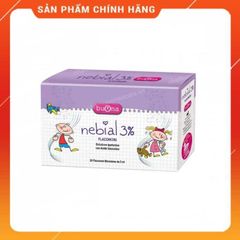 Muối Nebial 3% - Giúp Giữ Ẩm và Làm Sạch Mũi Hàng Ngày Cho Trẻ Sơ Sinh và Người Lớn - Sản Phẩm Chính Hãng