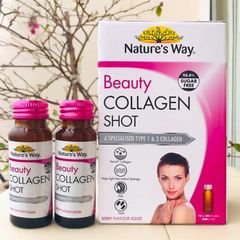 Beauty Collagen Shot Dạng Nước, collagen uống Hộp 10 Chai x 50ml Úc