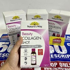 Beauty Collagen Shot Dạng Nước, collagen uống Hộp 10 Chai x 50ml Úc