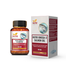 Viên Dầu Cá Hồi Omega 3 New Zealand - Nutri Omega-3 Salmon Oil 60 Viên