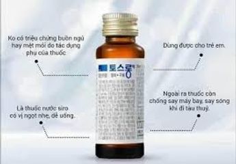 Nước uống hỗ trợ giảm say tàu xe Dongsung Hàn Quốc 30ml x 1 Chai