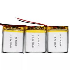 Pin Lipo Polymer 3.7V 500mAh 503035 Có Mạch Bảo Vệ - Nguồn Năng Lượng Cho Đồ Chơi, Thiết Bị Điện Tử, Máy Bay Điều Khiển