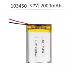 Pin Lipo Polymer 3.7V 2000mAh 103450 với Mạch Bảo Vệ - Nguồn Năng Lượng Tiện Lợi cho Thiết Bị Điện Tử, Drone và Dự Án DIY