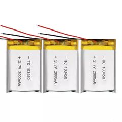 Pin Lipo Polymer 3.7V 2000mAh 103450 với Mạch Bảo Vệ - Nguồn Năng Lượng Tiện Lợi cho Thiết Bị Điện Tử, Drone và Dự Án DIY