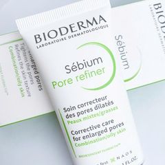 Kem Dưỡng Kiềm Dầu Ngừa Mụn Bioderma Sebium Pore Refiner 30ml - Giảm Dầu, Se Khít Lỗ Chân Lông, Dưỡng Ẩm Cho Da Dầu/Support for Oily Skin