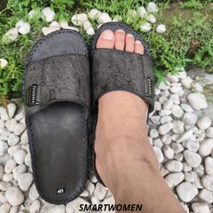 Dép Da Quai Ngang Cao Cấp Doctor Fashion - Đế Đúc Khâu Chỉ Chống Nước, Thoải Mái Khi Đi Chơi, Nhiều Màu Sắc Thời Trang