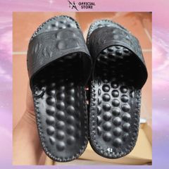 Dép Nam Da Bò Vân Cá Sấu Chống Trơn Quai Ngang - Đế Đúc Cao 3cm, Dành Cho Mọi Hoạt Động Thể Thao Và Vui Chơi