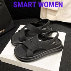Dép Sandal Nữ Đế Bánh Mỳ 5 cm Quai Chéo Thun Bền Đẹp - Giày Mát Mẻ Dành Cho Mùa Hè, Phù Hợp Với Mọi Hoạt Động