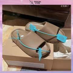 Dép Quai Ngang Chống Trơn Trượt YZ Nhám - Dép Bánh Mì êm Chân Chất Eva, Phong Cách Thời Trang Nam Nữ, Đen, Trắng, Nâu, Kem
