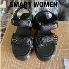 Dép Sandal Nữ Đế Răng Cưa Cao 6cm Quai Dán Đính Đá Sang Trọng - Phong Cách Thời Trang Hiện Đại