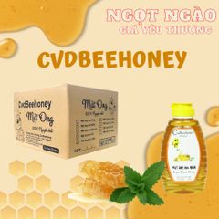 Mật Ong Nguyên Chất CvdBeehoney 500g - Tăng Đề Kháng, Hỗ Trợ Sức Khỏe và Làm Đẹp Da, Đặc Tính Kháng Khuẩn, Giải Độc Gan
