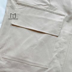 Áo Khoác Kaki Form Rộng Nón Lamo Home A011 - Thời Trang Nữ Phong Cách Thể Thao, Dễ Phối Đồ, Tiện Ích Với Túi Hộp
