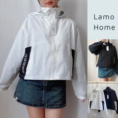Áo Khoác Gió Nữ Croptop 2 Lớp Local Brand Lamo Home A017 - Thiết Kế Ngắn, Lưới Thoáng Mát, Phù Hợp Đi Chơi và Đi Làm