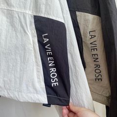 Áo Khoác Gió Nữ Croptop 2 Lớp Local Brand Lamo Home A017 - Thiết Kế Ngắn, Lưới Thoáng Mát, Phù Hợp Đi Chơi và Đi Làm