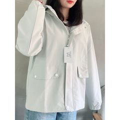 Áo Khoác Gió Lamo Home A014 - 2 Lớp Form Rộng Chống Nắng, Chống Nước Thời Trang Nữ, Tiện Lợi Khi Đi Chơi, Đi Làm