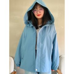 Áo Khoác Unisex Dù 2 Lớp Form Rộng Chống Nước - Lamo Home A012 Thời Trang Nữ, Dễ Phối Đồ, Phong Cách Trẻ Trung