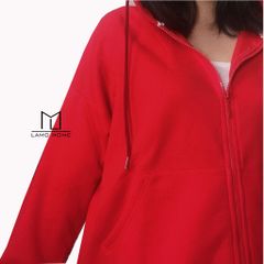 Áo Khoác Hoodie Nữ Lamo Home A016 - Nỉ Form Rộng, Thiết Kế Thời Trang Dễ Phối, Siêu Tiện Lợi, Đi Làm & Đi Chơi