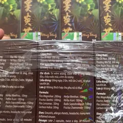 Tỷ XOANG NANG Hỗ Trợ Viêm Mũi Dị Ứng - Thực Phẩm Chức Năng Malaysia, 30 Viên, Giải Quyết Nhức Đầu và Chảy Nước Mũi