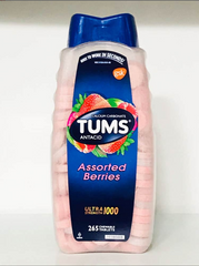 Kẹo Đầy Hơi, Khó Tiêu, Đau Dạ Dày Tums Antacid Assorted Berries 265V