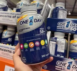 Vitamin Tổng Hợp One A Day Dành Cho Nam Giới Dưới 50 Tuổi - 300 Viên Hỗ Trợ Sức Khỏe Toàn Diện, Tăng Cường Đề Kháng
