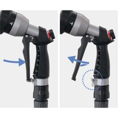 Vòi Tưới Cây Kim Loại 4 Chức Năng Takagi QG556 - Chế Độ Phun Đa Dạng, Tiết Kiệm Nước, Dễ Dàng Sử Dụng Cho Khu Vườn Của Bạn