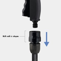 Bộ vòi thu rút tưới vườn Takagi Mercury 2 Twister 20m RT220CG - Dụng cụ tưới cây đa năng, tiết kiệm không gian, 4 chế độ phun linh hoạt