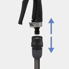 Bộ Vòi Tưới Cây Kim Loại Takagi RFC320GY 20m - 4 Chế Độ Phun Tiện Ích, Độ Bền Cao, Thích Hợp Cho Sân Vườn Và Nhà Cửa