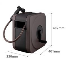 Bộ Vòi Tưới Vườn BOXY NEXT 30m (BR) Takagi - Thiết Kế Thông Minh, 4 Chế Độ Phun, Nhựa Chất Lượng Cao, Giải Pháp Tưới Cây Tiện Lợi