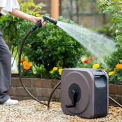 Bộ Vòi Tưới Vườn BOXY NEXT 30m (BR) Takagi - Thiết Kế Thông Minh, 4 Chế Độ Phun, Nhựa Chất Lượng Cao, Giải Pháp Tưới Cây Tiện Lợi