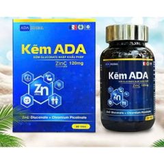 Kẽm ADA 60 viêntặng kèm bọt vệ sinh hương nước hoa, hàng date mới