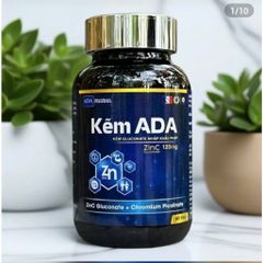 Kẽm ADA 60 viêntặng kèm bọt vệ sinh hương nước hoa, hàng date mới