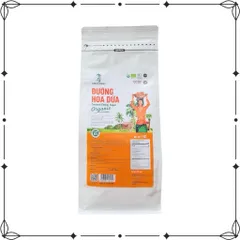 Đường hoa dừa hữu cơ Sokfarm 1kg - Đường ngọt tự nhiên, hấp thu chậm, bổ dưỡng, thay thế đường mía, sức khỏe gia đình.