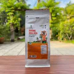 Đường hoa dừa hữu cơ Sokfarm 1kg - Đường ngọt tự nhiên, hấp thu chậm, bổ dưỡng, thay thế đường mía, sức khỏe gia đình.