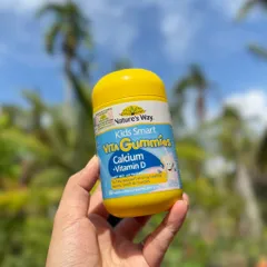 [Nhập khẩu] Kẹo canxi cho bé Nature's Way Kids Smart Vita Gummies Calcium + Vitamin D 60 viên - dii.