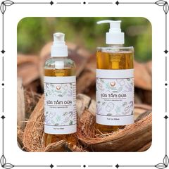 Sữa Tắm Dừa Coconut Shower Gel Escoco - Thảo Dược Tự Nhiên Dưỡng Ẩm Da Mềm Mịn, Hương Oải Hương Thoải Mái